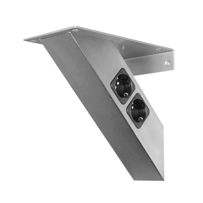 Bladsteun met stopcontact 