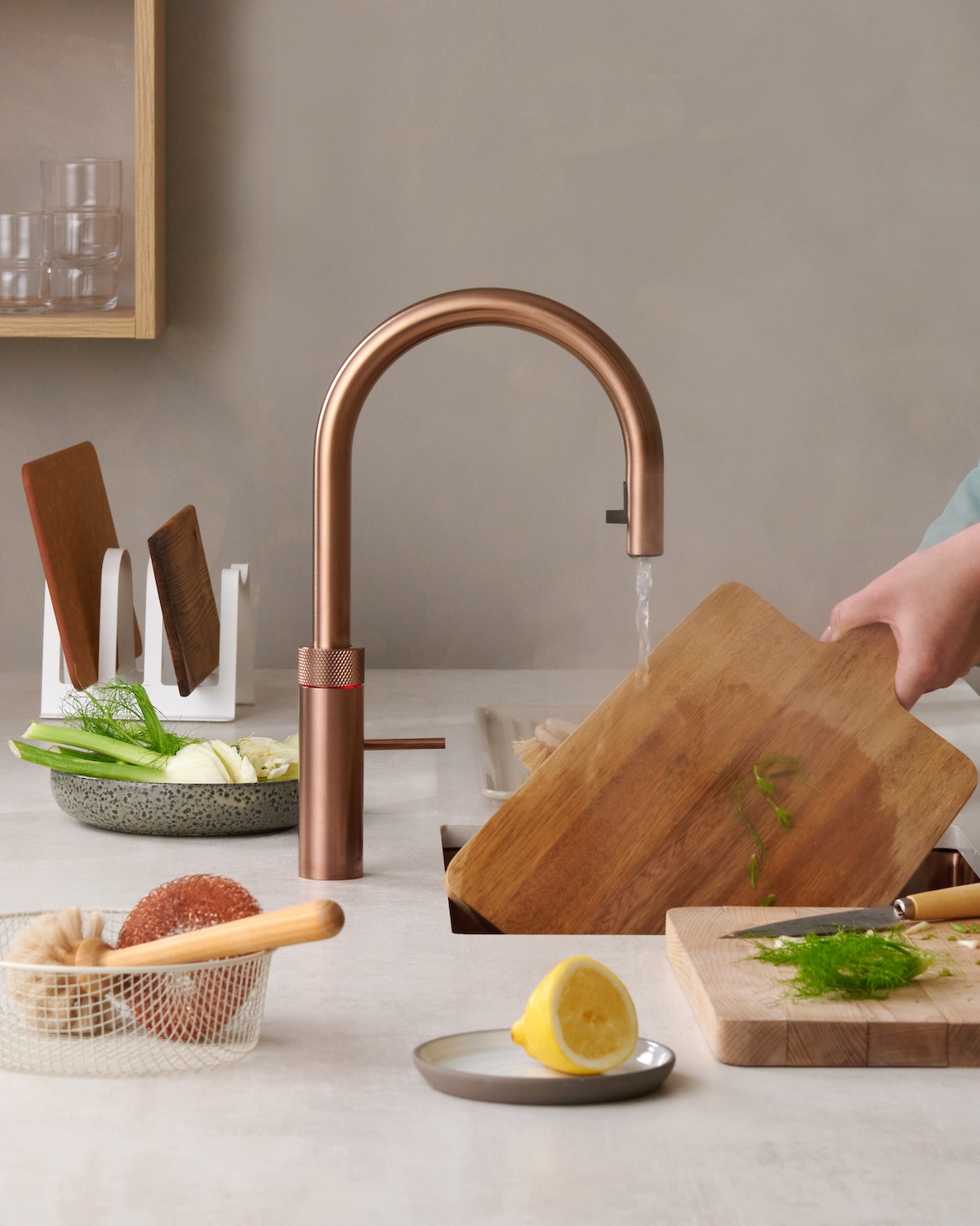 Kokend water Flex Rose Copper